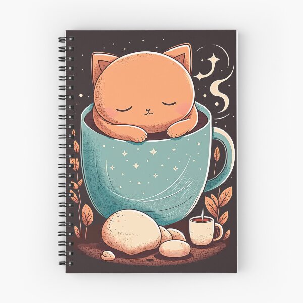 Artikelvorschau, Schlafende Katze in warmer Teetasse entworfen und verkauft von JOLI Design.