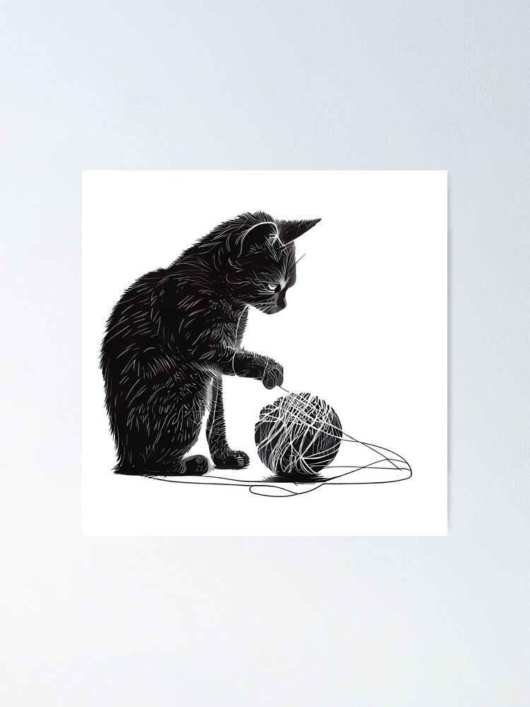Watching a Cat Play with a Ball of String