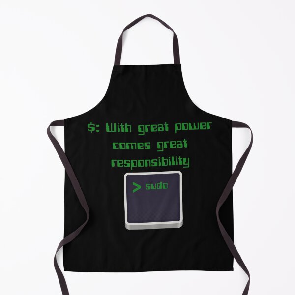 Item preview, Linux Sudo command: with great power comes great responsability designed and sold by K-Art-Design.