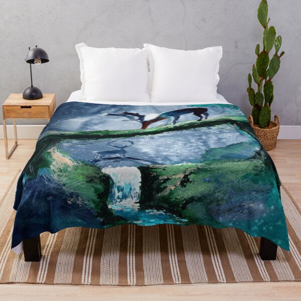 Item preview, Watercolor deers in the forest designed and sold by MaryWatercolor.