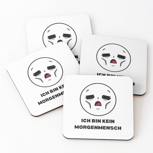 Item preview, Ich bin kein Morgenmensch - Not a Morning Person, Funny German Design designed and sold by RM-Journey.