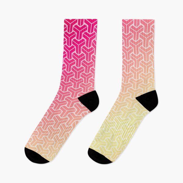 Item preview, Japan Kumikikko Pattern in Red Yellow Gradient designed and sold by Takeda-art.