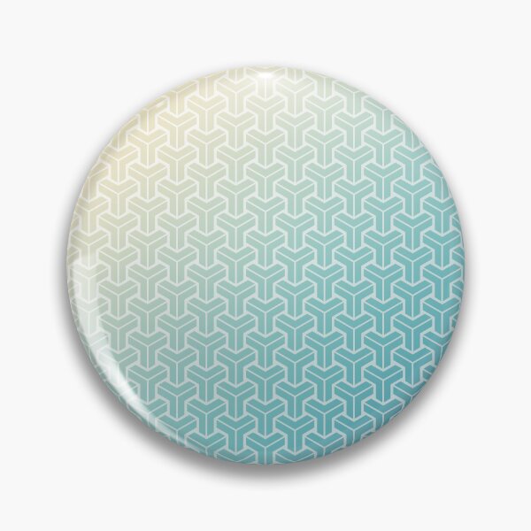 Item preview, Japan Kumikikko Pattern in Aqua Yellow Gradient designed and sold by Takeda-art.
