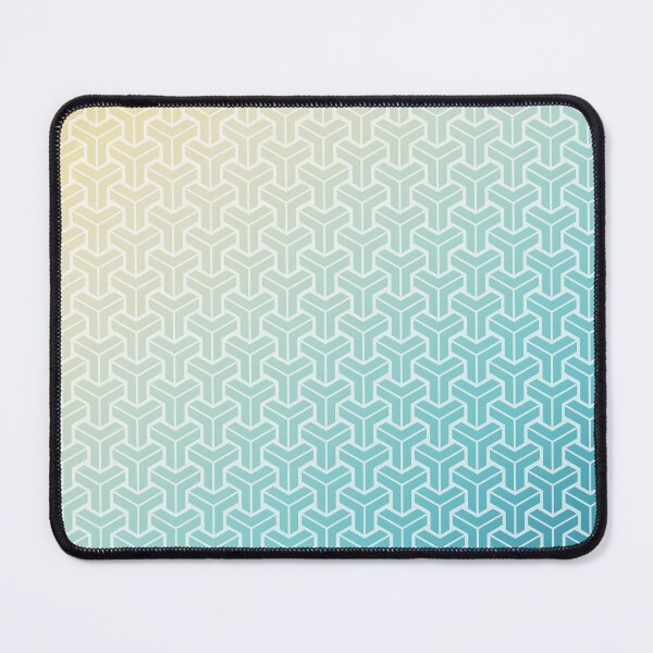 Item preview, Japan Kumikikko Pattern in Aqua Yellow Gradient designed and sold by Takeda-art.