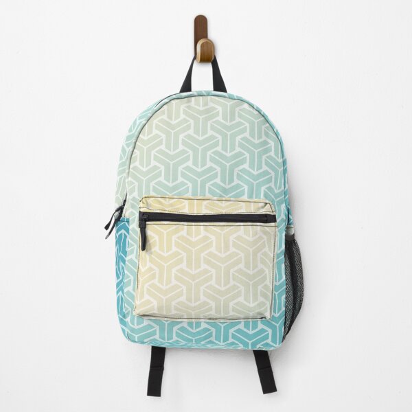 Item preview, Japan Kumikikko Pattern in Aqua Yellow Gradient designed and sold by Takeda-art.