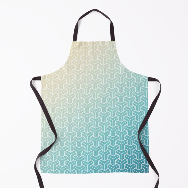 Item preview, Japan Kumikikko Pattern in Aqua Yellow Gradient designed and sold by Takeda-art.