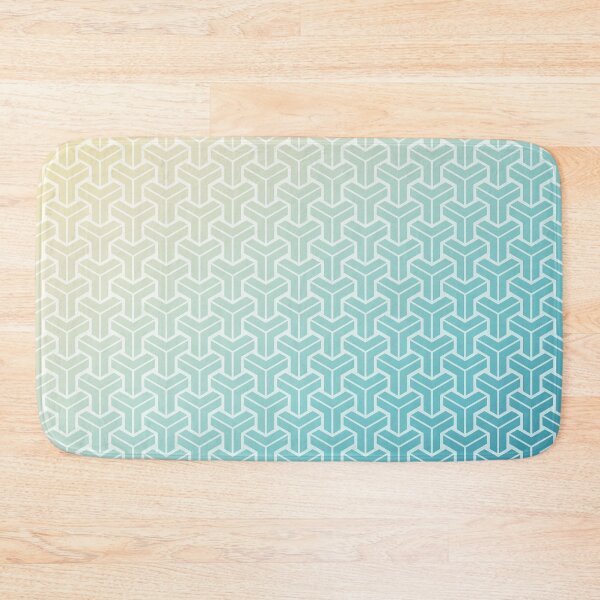 Item preview, Japan Kumikikko Pattern in Aqua Yellow Gradient designed and sold by Takeda-art.