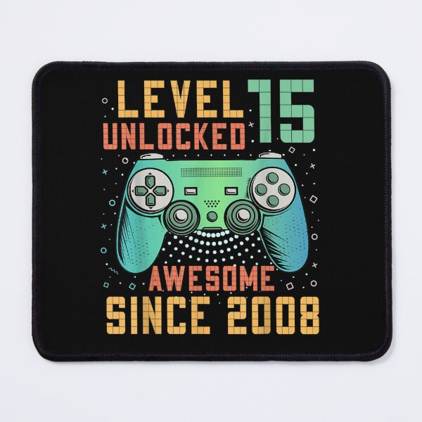 Item preview, Level 15 Unlocked 15th Birthday 15 Year Old Boy Gamer Bday T-Shirt designed and sold by azouzstore.
