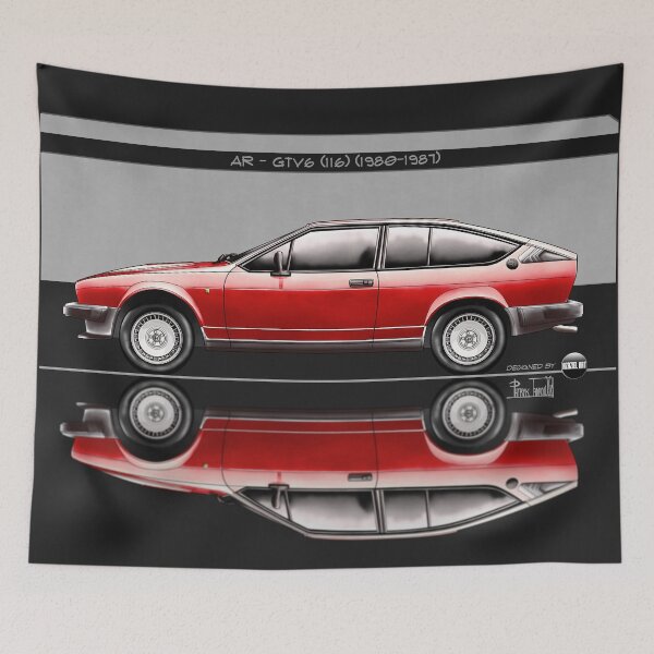 Item preview, Azaziel Original Series - Drawing of AR - GTV6 (116) in Alpha Red designed and sold by Azaziel.