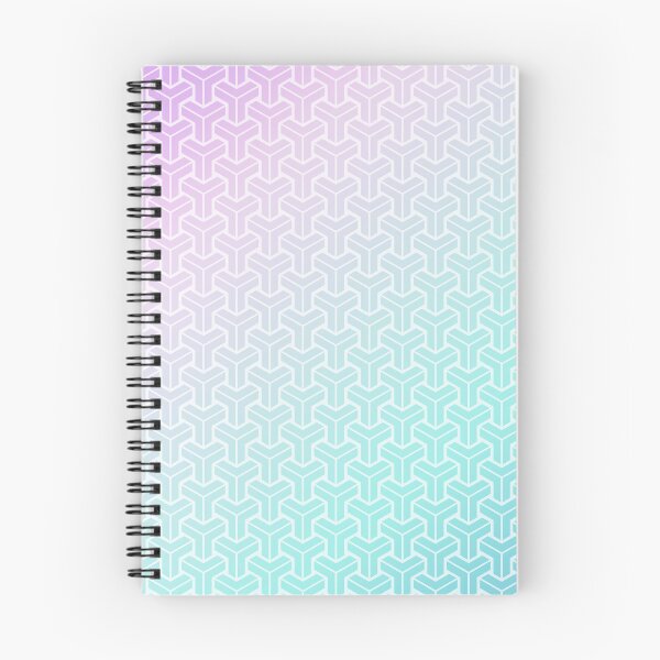 Item preview, Japan Kumikikko Pattern in Aqua Purple Gradient designed and sold by Takeda-art.