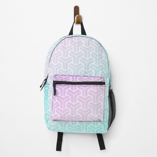 Item preview, Japan Kumikikko Pattern in Aqua Purple Gradient designed and sold by Takeda-art.