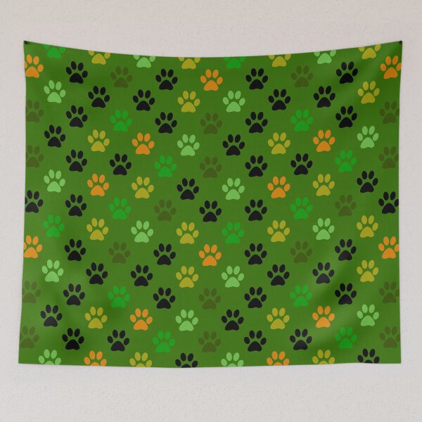 Item preview, Paw print pattern designed and sold by CharlieCreates.