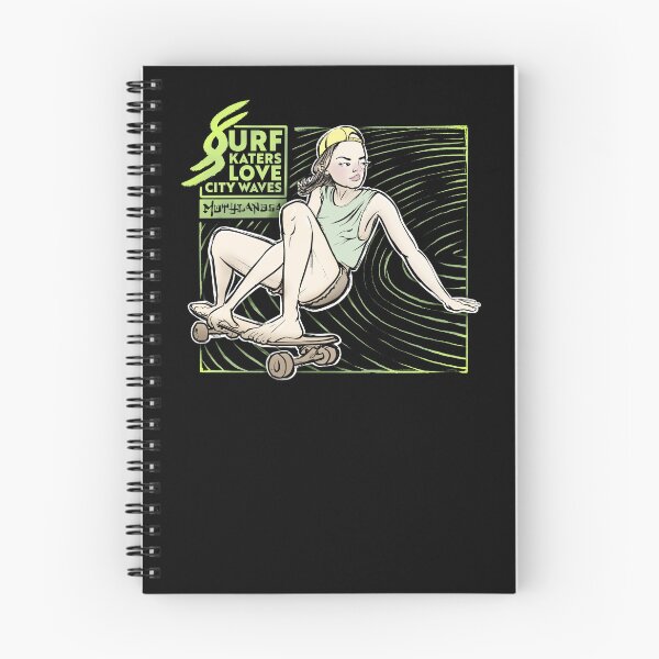 Item preview, Surfskaters love city waves designed and sold by motylanoga.