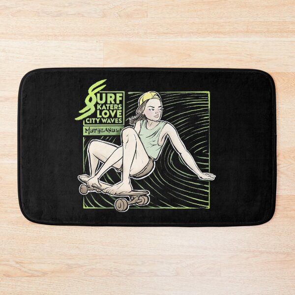 Item preview, Surfskaters love city waves designed and sold by motylanoga.