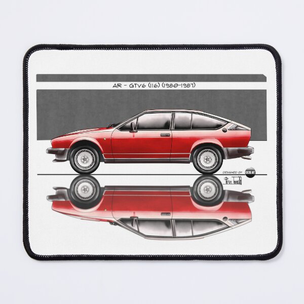 Item preview, Azaziel Original Series - Drawing of AR - GTV6 (116) in Alpha Red designed and sold by Azaziel.