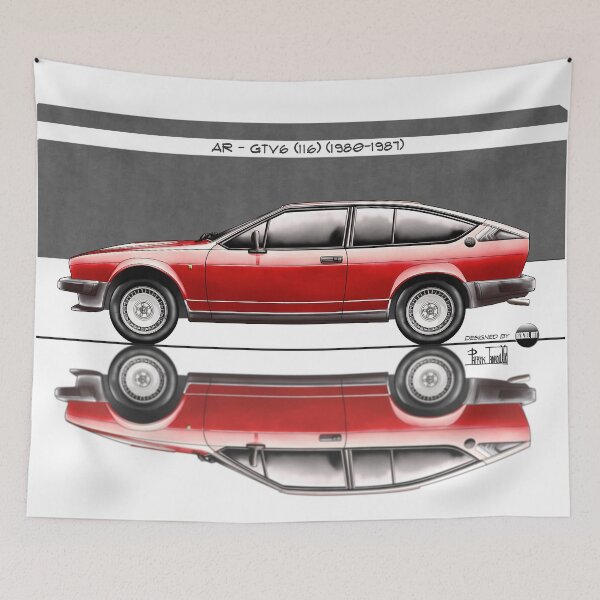 Item preview, Azaziel Original Series - Drawing of AR - GTV6 (116) in Alpha Red designed and sold by Azaziel.