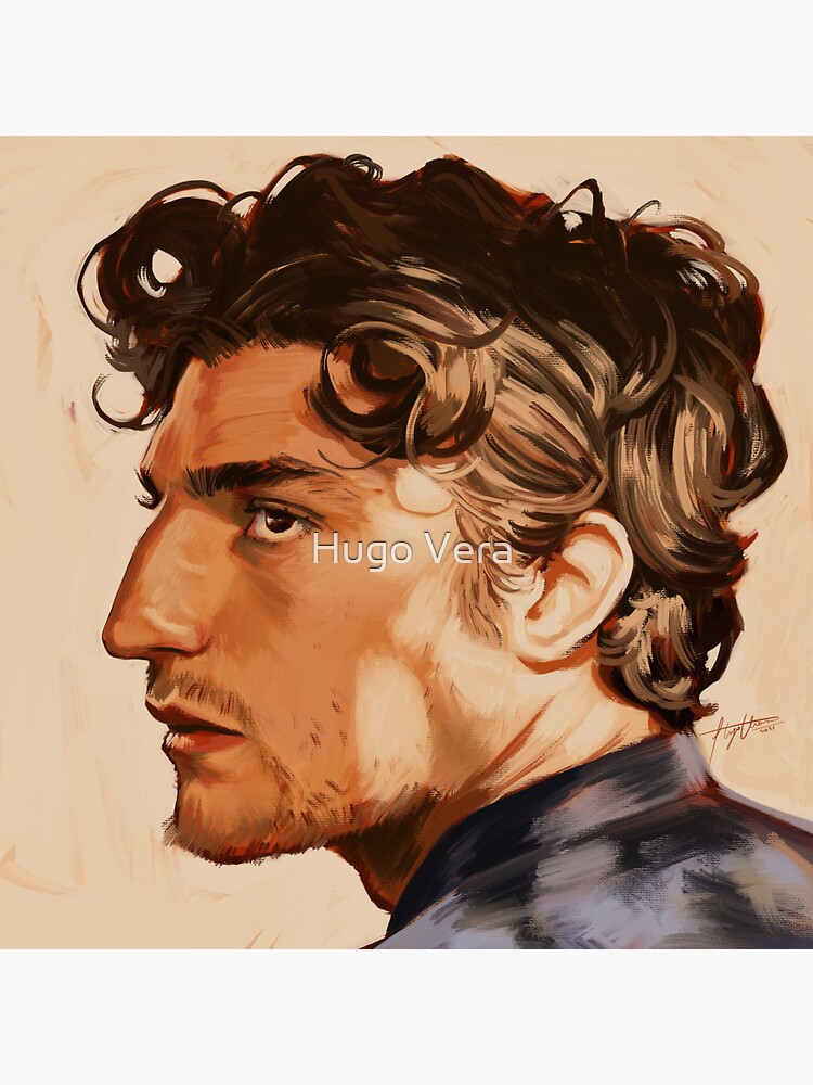 upper body portrait of actor louis garrel as Adam in