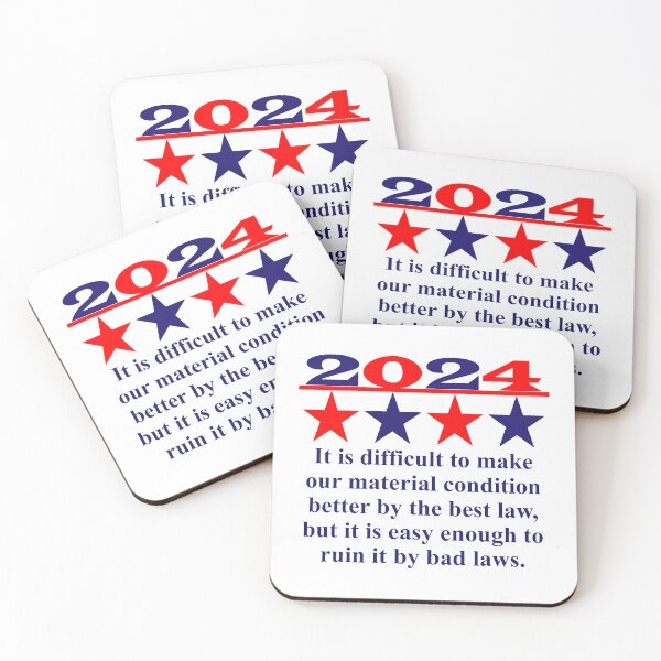 Item preview, It Is Difficult To Make Our Material Condition - Political Quote  designed and sold by CrankyOldDude.