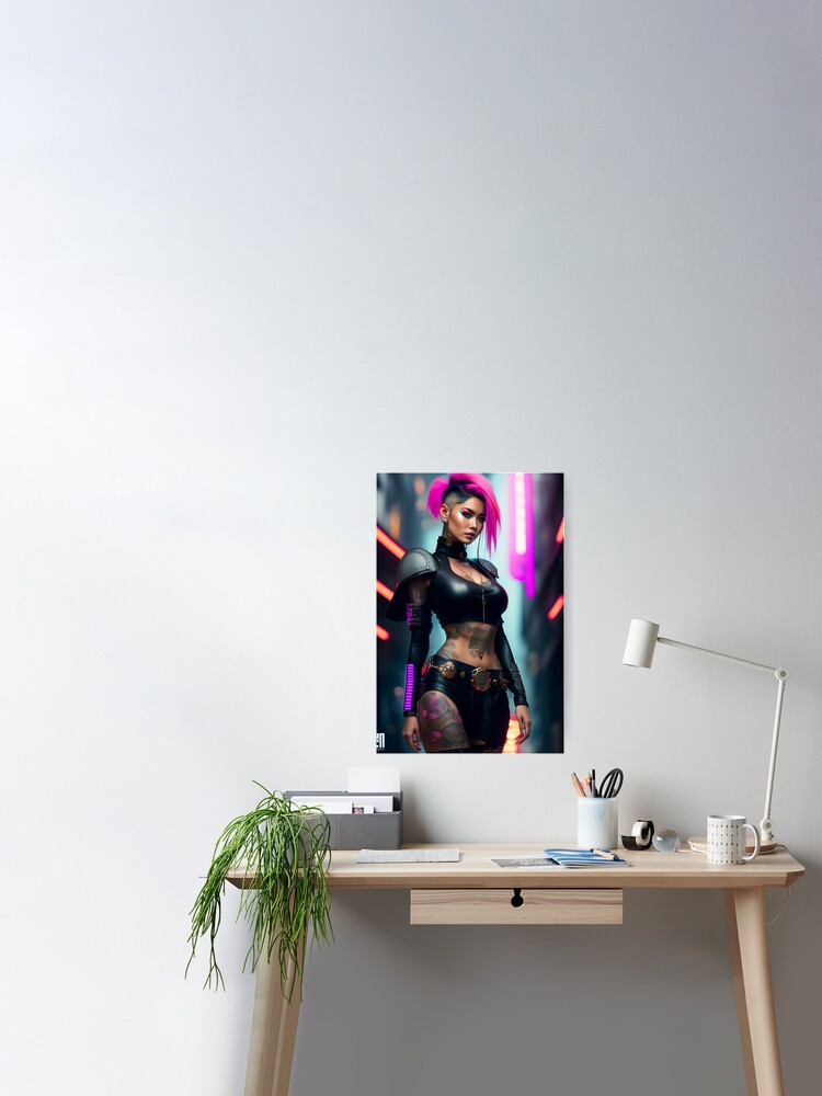 Copper Couture: Steampunk Cyberpunk SEXY Girl AI Art Printed on Cyberpunk  AI Waifus: A Collection of Futuristic Art Prints Poster for Sale by  ANIME-CYBERPUNK