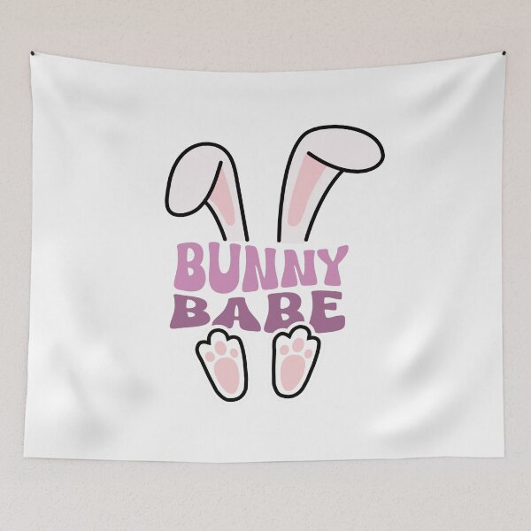 Item preview, BUNNY BABE - funny retro easter designed and sold by KatisDesign.
