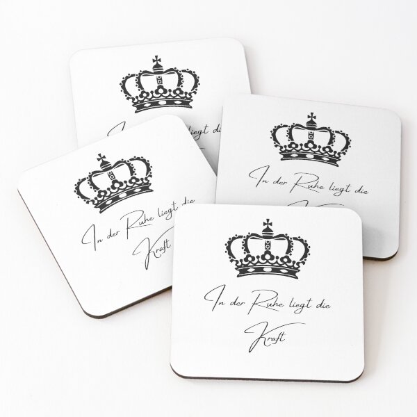 Item preview, In der Ruhe liegt die Kraft - There is Strength in Calmness, Relaxing German Quote 2 designed and sold by RM-Journey.