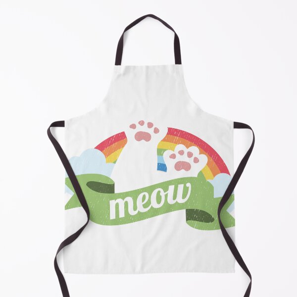 Cat rainbow Apron