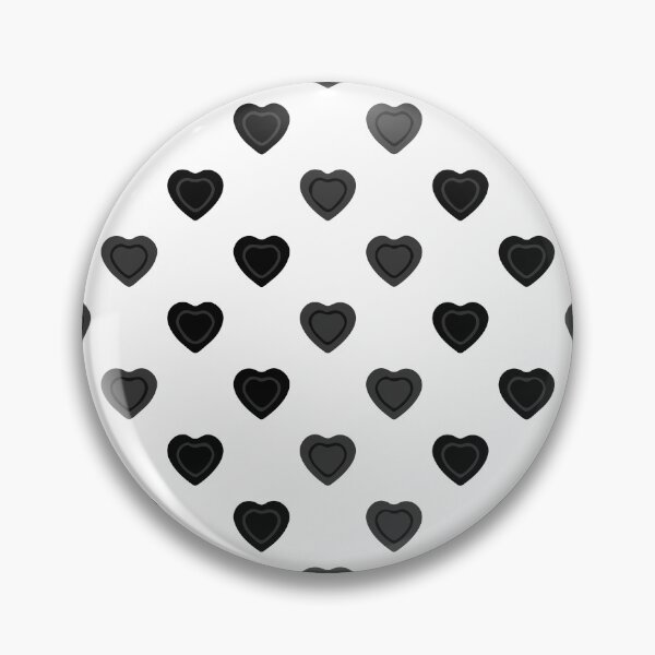 Item preview, Hearts pattern seamless black and white vector illustration designed and sold by Mahe-Art.