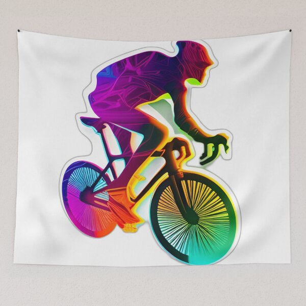 Item preview, Road race ,Road Cycling, road cycling man ,Neon cyclist  designed and sold by verluxe.