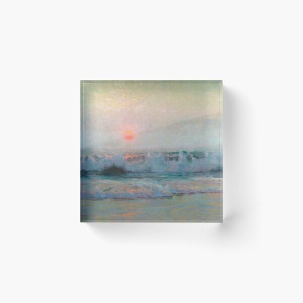 Item preview, Waves breaking on Shore, Sunset (20th century) - Sydney Laurence designed and sold by SALON DES ARTS.