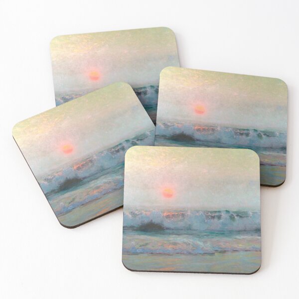 Item preview, Waves breaking on Shore, Sunset (20th century) - Sydney Laurence designed and sold by SALON DES ARTS.