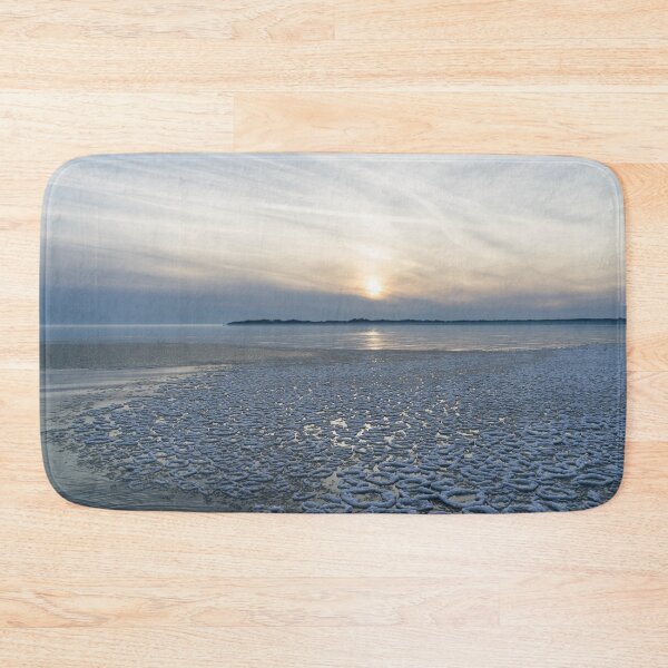 Item preview, The Coolest Lily Pad Ice - Lake Erie Sunset at Crystal Beach Waterfront designed and sold by Georgia Mizuleva.
