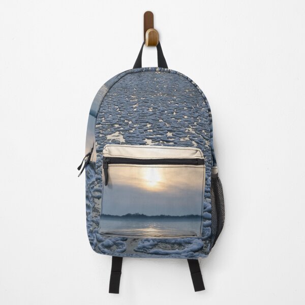 Item preview, The Coolest Lily Pad Ice - Lake Erie Sunset at Crystal Beach Waterfront designed and sold by Georgia Mizuleva.