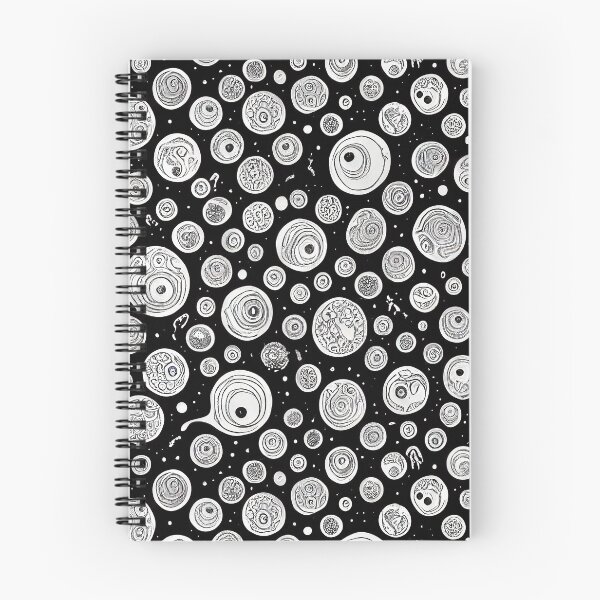 Item preview, Psychedelic Monochrome Amoebas designed and sold by Fine Prints.