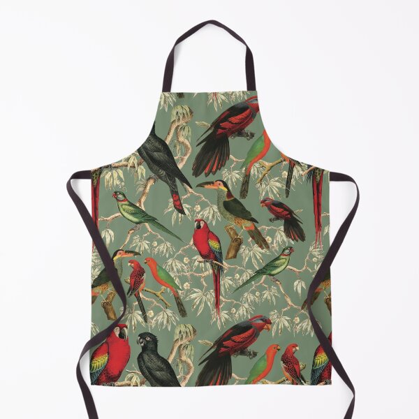 Item preview, Eye-Catching Bird Pattern - sage designed and sold by CharlieCreates.