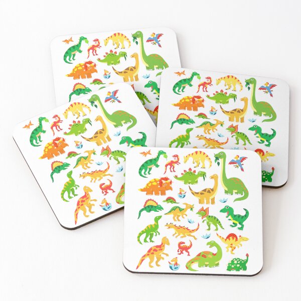 Item preview, Dino Dinosaur Velociraptor T-Rex Kentrosaurus Brachiosaurus Triceratops Boys Girls designed and sold by samshirts.