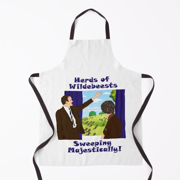 Item preview, Fawlty Towers - Herds of Wildebeests sweeping majestically! funny designed and sold by Tom Newberry.