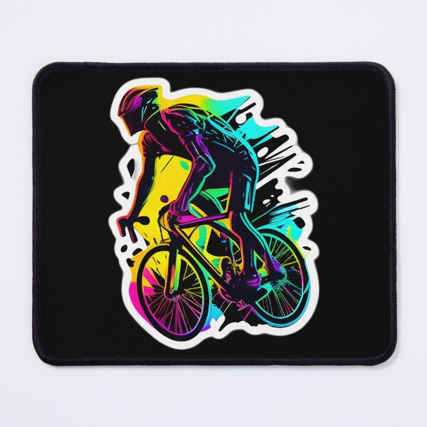 Item preview, Road race ,Road Cycling, road cycling man ,Neon cyclist  designed and sold by verluxe.