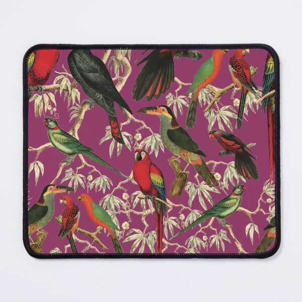 Item preview, Vibrant Bird Pattern for a Tropical-Inspired Look - purple designed and sold by CharlieCreates.