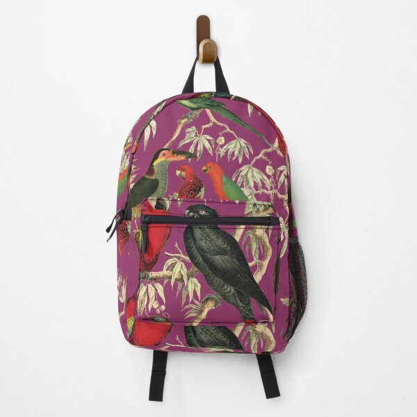 Item preview, Vibrant Bird Pattern for a Tropical-Inspired Look - purple designed and sold by CharlieCreates.