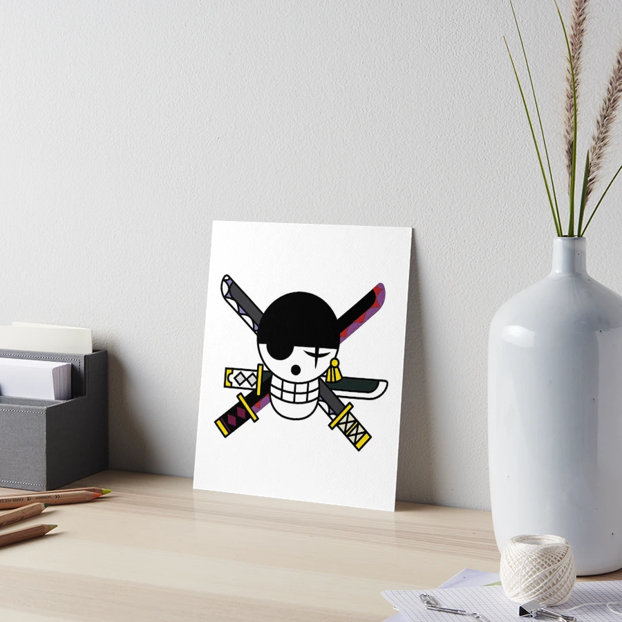 Roronoa Zoro Pirate Hunter Flag Sticker for Sale by OtakuToys