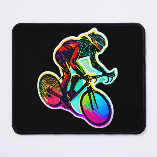 Item preview, Road race ,Road Cycling, road cycling man ,Neon cyclist designed and sold by verluxe.