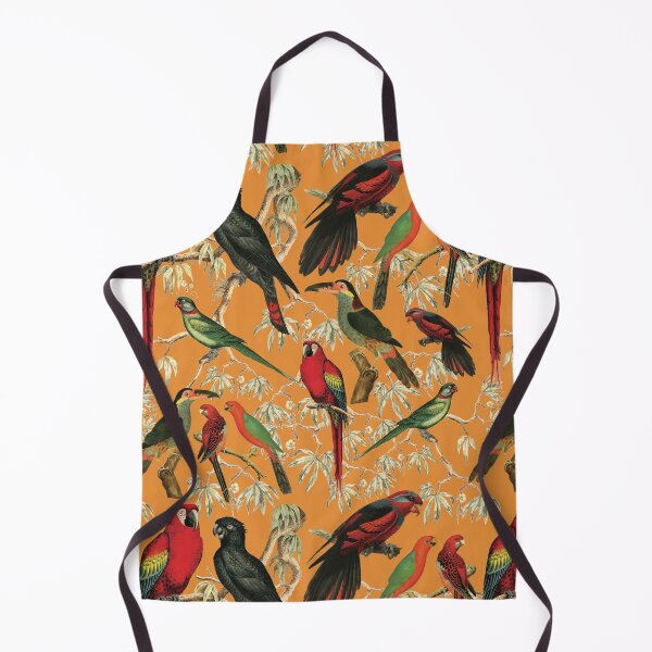 Item preview, Exquisite Vintage-Inspired Bird Pattern for Unique Style Statements - tangerine designed and sold by CharlieCreates.