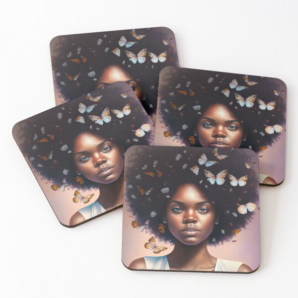 Item preview, Afros and Butterflies: A Tribute to Black History designed and sold by BeerBot.