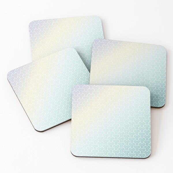 Item preview, Japan Kumikikko Pattern in Yellow Aqua Gradient designed and sold by Takeda-art.