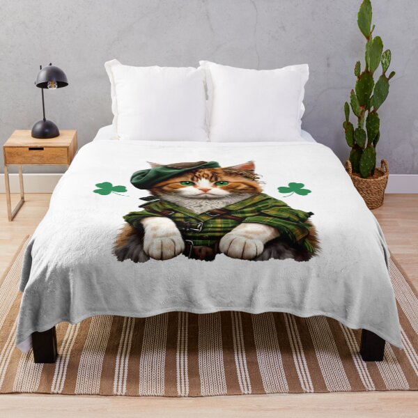 Item preview, St Patricks Day Cat Leprechaun Funny Lucky Green Proud Irish designed and sold by Modern Outlet ⭐⭐⭐⭐⭐.
