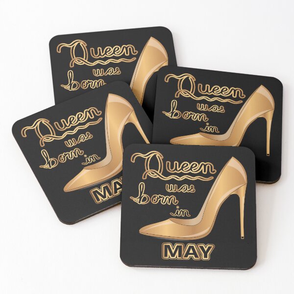 Item preview, Queen Was Born In May Golden Heel designed and sold by Isma Saleem.