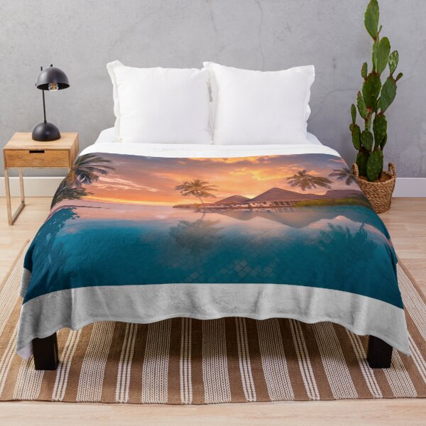 Item preview, Tourism landscape luxury resortat dusk. designed and sold by Streetsigns1957.