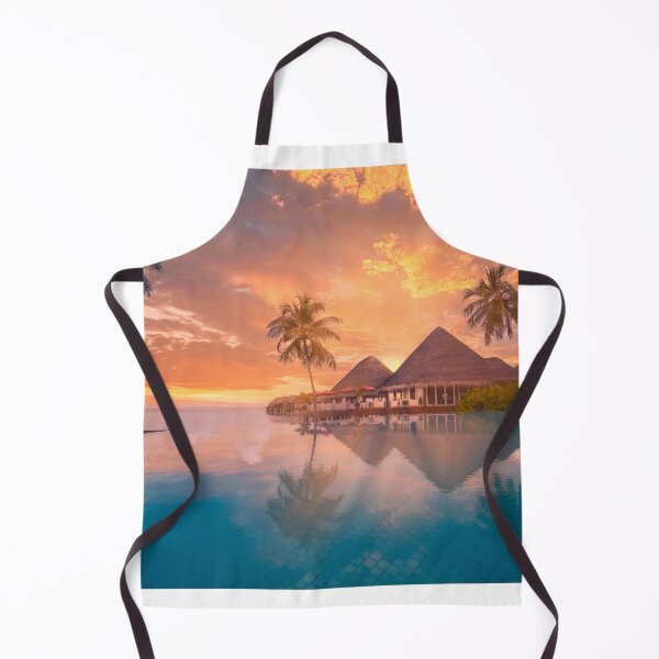 Item preview, Tourism landscape luxury resortat dusk. designed and sold by Streetsigns1957.