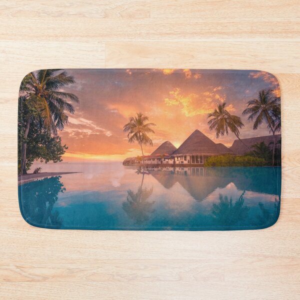 Item preview, Tourism landscape luxury resortat dusk. designed and sold by Streetsigns1957.