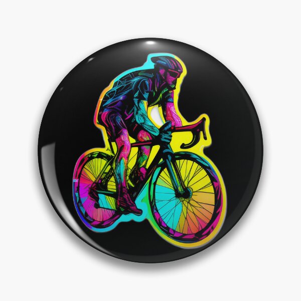 Item preview, Road race ,Road Cycling, road cycling man ,Neon cyclist  designed and sold by verluxe.
